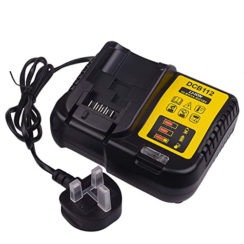 DeWalt DCB112 XR Multi Voltage Li-Ion Battery Charger 10.8V, 14.4V & 18V