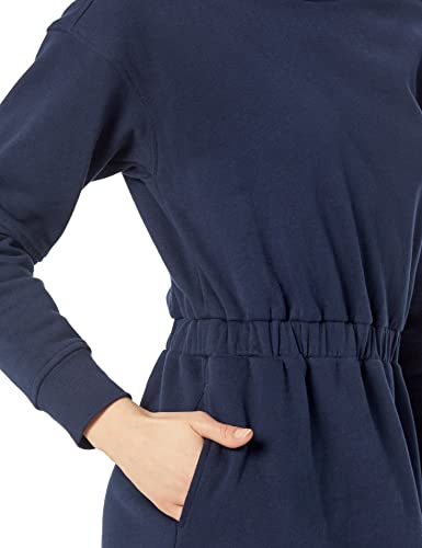 Image of Amazon Essentials Women's Long Sleeve Knit Henley Sweatshirt Dress (Available in Plus Size)