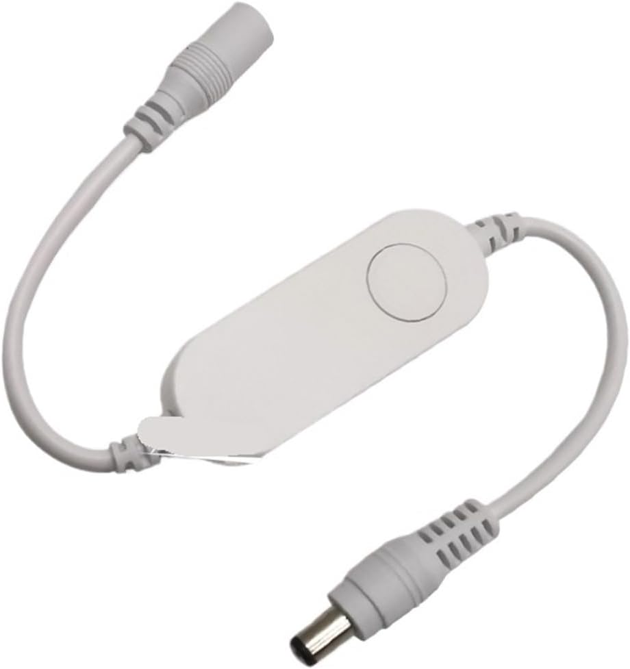 Single Dimming Controller Life Application Switch DC 12V-24V Used with Alexa Home Suitable for 5050 5630 LED Light Strips(with DC Adapter)