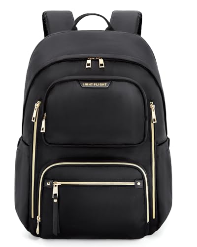 LIGHT FLIGHT Women's Laptop Backpack Fit for 15.6 Inch for