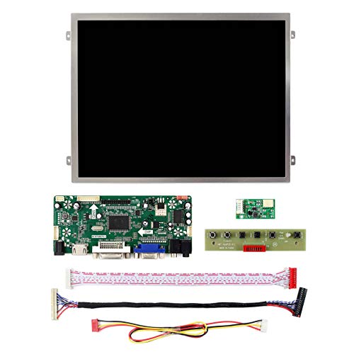 Image of VSDISPLAY 10.4'' 1024x768 IPS LCD Screen VS140T-003A with VGA DVI Board Kit
