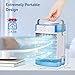Portable Air Conditioners,3-Speed Small AC Fan, Evaporative Air Cooler with Remote,Timer function,7-Color Night light, 2 Mist modes,Personal Air Conditioner for Bedroom,Office,Room(Blue)