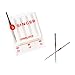 SINGER 2151 Universal Regular Point Overlock Machine Needles for Woven Fabric, Size 80/12, 3-Count