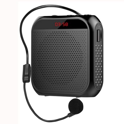 Altavoz de voz portátil para evitar la fatiga vocal con LED