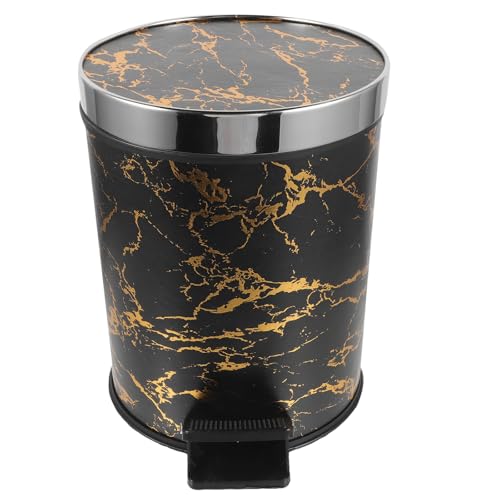 Caneca de basura con pedal 8L Zerodeko plástico negro