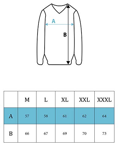 MELA VERDE Pullover Uomo Manica Lunga Scollo a V