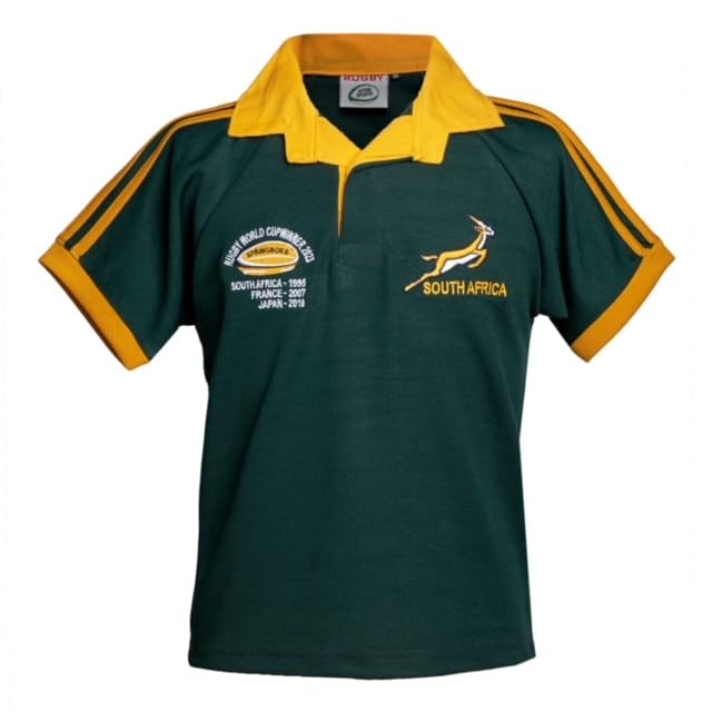 2023 Rugby Champion South Africa Childrens Rugby Shirt Short