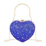 Matériau : sacs de soirée pour femmes en strass et doublure en polyester, durable, imperméable et facile à nettoyer ; fermeture confortable et sûre sur le dessus avec décor en strass