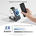 Acer 3 in 1 Charging Station for iPhone, Wireless Charger Stand,15W Fast MagSafe Charger for iPhone 17 16 15 14 13 12 Series-Apple Watch 11 10 9 8 7 6 5 4 3 2 SE and Ultra Series-Airpods 4 3 2 Pro