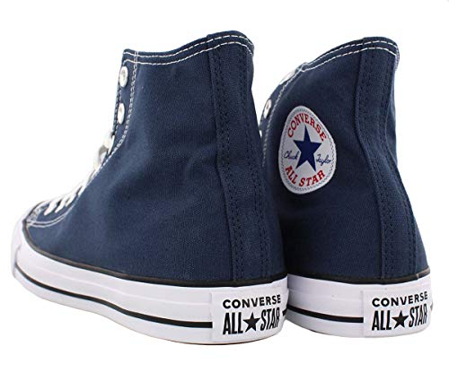 Converse Unisex Chuck Taylor All Star Hi Top Sneaker Shoes(Navy, 6.5 B(M) US Women / 4.5 D(M) US Men)