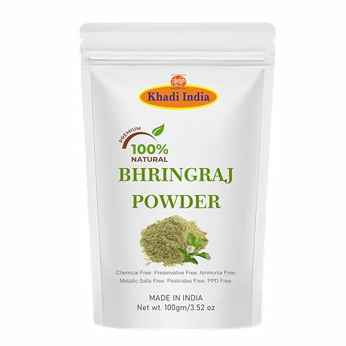 Image of Khadi 100% Herbal Pure Amla Reetha Shikakai, Bhringraj and Hibiscus for Hair |Hibiscus Powder /gudhal powder /gudhal fool powder (Pack of 5,100g each,Total 500g Pack)