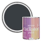 Rust-Oleum Grey Heat Resistant Radiator Paint in Matt Finish - Anthracite (RAL 7016) 750ml
