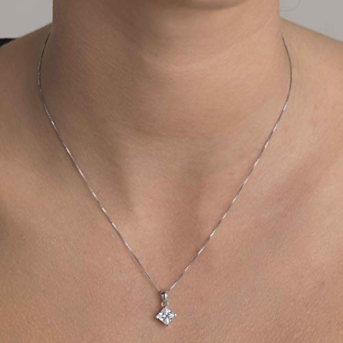 InSCINTILLE Collana con punto luce quadrato in