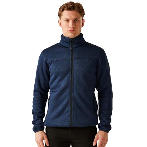 Regatta Men's Full Zip Fleece, Navy Marl, X-Large