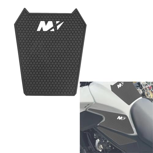 SHQXD Tanque Pegatina Almohadillas Tanque Combustible Lateral Motocicleta Almohadillas Protectoras Combustible para Honda NX 500 Nx500 NX400 Nx400 2023 2024 Calcomanías Protectoras Almohadilla