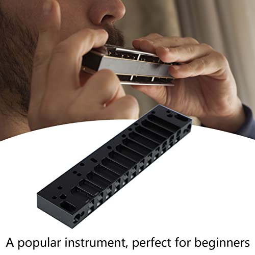 Peigne Harmonica Chromatique, Peigne Harmonica Facile à Transporter Résistant à la Rouille avec 12 Trous pour la Performance - Les Beatles, Paul McCartney, John Lennon, RIngo Starr, George Harrison Peigne Harmonica Chromatique, Peigne Harmonica Facile à Transporter Résistant à la Rouille avec 12 Trous pour la Performance – Image 4