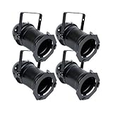 4x Black PAR 56 Lighting CAN Stage Theatre PAR56 Light