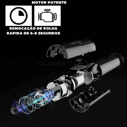 Saca Rolhas Elétrico Automatizado Abridor de Garrafas de Vinho Incluso Cortador de Lacre removivel A