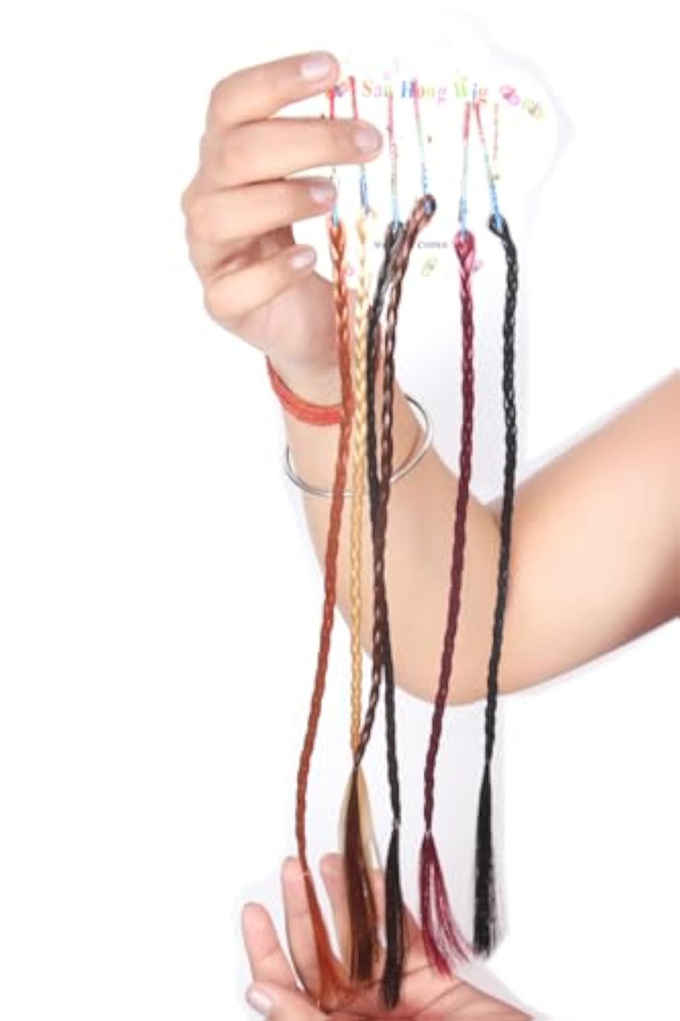 Boho Hair Braid Extensions for Women and Girls, Colorful