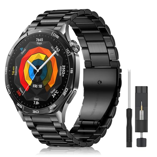 [CeiLarv] 22mm �����o���h Huawei Watch GT 6 Pro/GT 6 46mm/ GT5 Pro/ GT5/4/3/ Huawei Watch 5 46mm/ Ultimate 2 �p �e�����X �����x���g �h�K �ϋv�� ���߉\