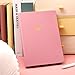 CAGIE Pink Journal for Women 256 Pages Cute Diary with Heart-Shaped Leather Journals for Writing A5 Soft Cover Journaling Notebooks for Work School (03 Pink, A5)