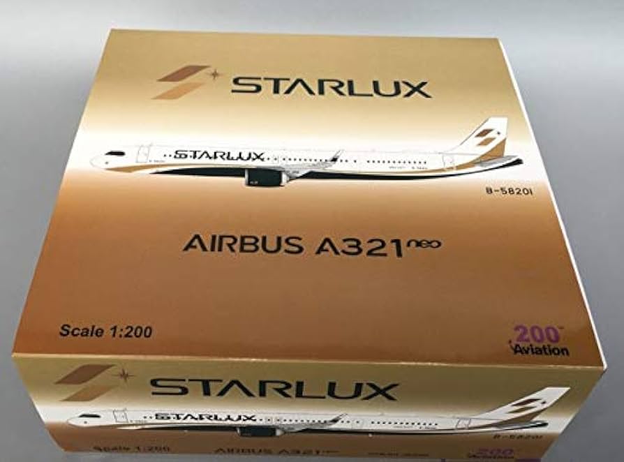 Amazon.com: Aviation STARLUX Airbus A321 NEO B-58201 1/200