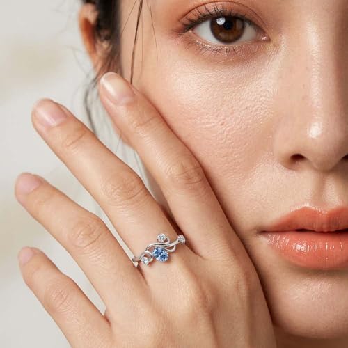 Image of Miss Highness 925 Silver Solitaire Adjustable Ring for Women & Girls | Trendy Design | Silver Jewellery With Authenticity Certificate | Gift for Girlfriend Wife | Casual Wear Ring