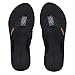 MALIDA Womens Wedge Arch Support Flip Flops Cushion Soft Rubber Midsole Platform Thong Sandals with Rubber Sole,Black US 8