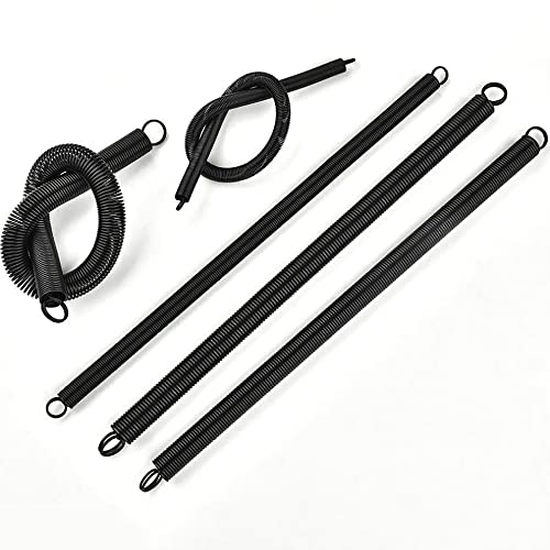 Knufl 1Pcs Durable Quenched Black 65Mn Steel Tension Expanding Spring Double Loop L:300Mm (Size : 1.2X12X300Mm) #TOP1