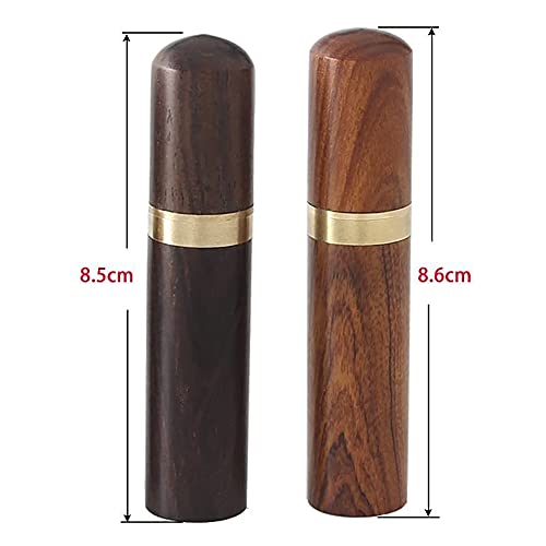 ANCLLO 2 STK. Holznadelkoffer Tragbare Mini-Nähnadeln Aufbewahrungsnadeletui zur Aufbewahrung Aller Arten von feinen Nadeln