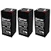 Mighty Max Battery 4 Volt 4.5 Ah SLA Replacement Battery for Leoch LP4-4.5 - 3 Pack Brand Product