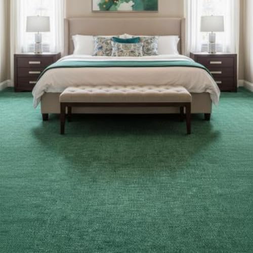 Image of FC Texture-2-Sea-Green Carpet Luxurious Feel Floring for Residential, Commercial Office & Home and Sound Absorbing Durable Easy Clean Low Maintenance for High Traffic Areas
