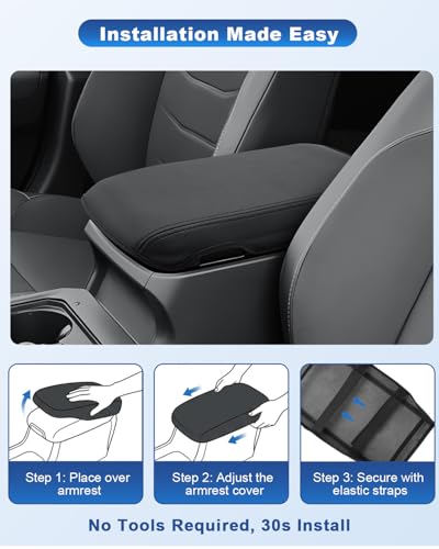 Image of CDEFG for 2026 Subaru Solterra Center Console Cover, for 2026 Subaru Solterra (Premium /Limited /Limited XT /Touring XT) Accessories Armrest Cover Middle Console Protector