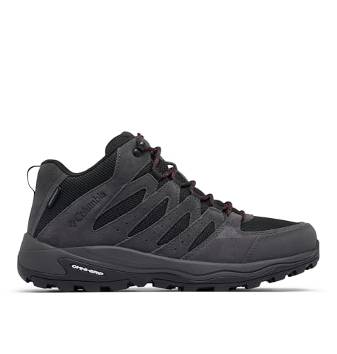 Columbia Chaussures imperméables Redmond IV Mid, conçues pour résister aux éléments, maille respirante, embout robuste, semelle intercalaire légère, adhérence supérieure - Hommes