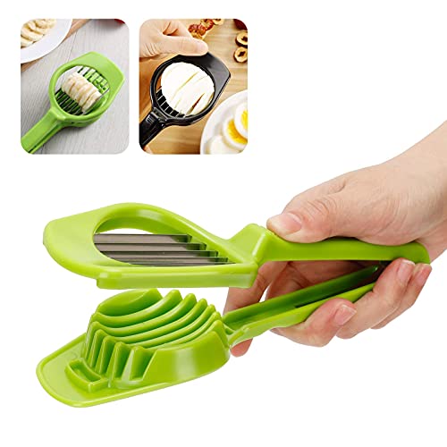 Egg Cutter, Hard Boiled Eggs Slicers Handheld Fruit Divider Vegetable Slicing Tool For Mushroom Strawberry Cherry Tomato Kiwi Kitchen Gadgets #TOP1