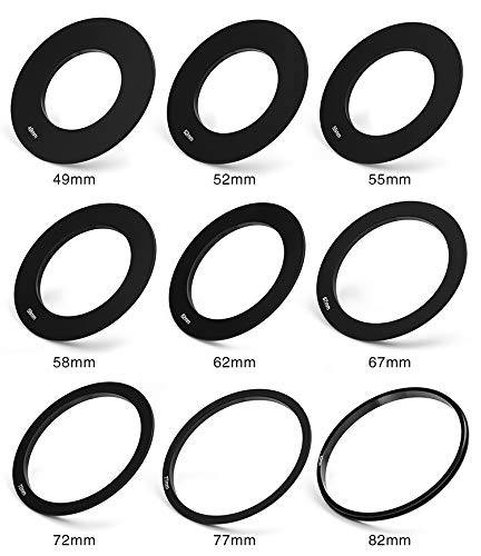 ring adapter - wholesale 49 52 55 58 62 67 72 77 82 mm Ring 9 Ring Adapter for Cokin P 82mm Ring 9 Ring Adapter+Filter Holder set for Cokin P (77mm)