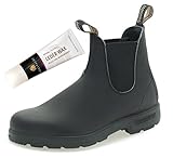 ludwig reiter schuhe sale Gatis-Zugabe Lederwax Blundstone Style 510 Classic Chelsea Boots Unisex Stiefelette - Black + Lederwax (UK 12.0 / EU 47.0)