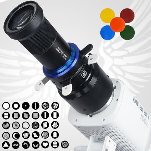 Snoot optique Bowens pour éliminer les fuites de lumière sur Amaran 150c