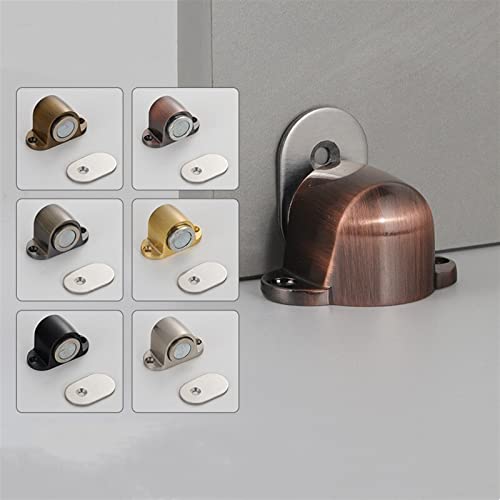 Tope de puerta de aleación de zinc con imán de gran durabilidad y diseño de bloque invisible 5