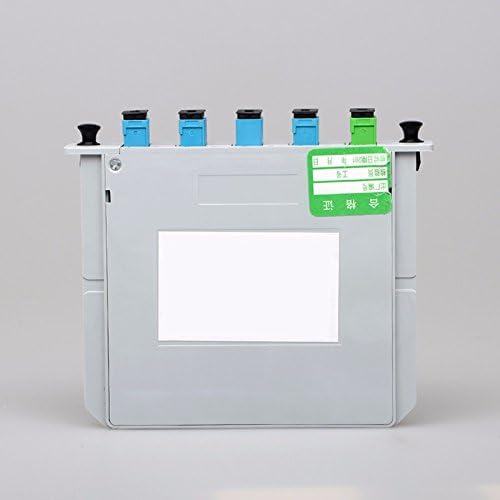 Axion 1x4 Fiber Optical Splitter upto 1650nm PLC Type SC /PC Fiber Box Type PLC Splitter,Black