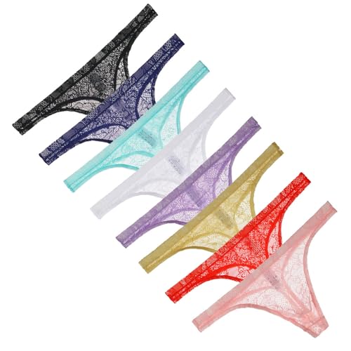 Men's Thong Sexy Mesh Briefs Translucent Bikinis Underwear