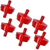 HQRP 6 Pack Fuel Filter Replacement for Briggs & Stratton 394358 394358B 394358S 5849603-01 4112
