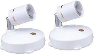 OSALADI 2 Peças De Holofote Controlado Baterias USB Holofote De Uso Interno Baterias Recarregáveis Holofote Decorativo Lâmpada Interna Luzes De Parede Decoração Sem Fio Holofote LED