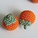 5 Pack Handmade Keychain Plush Persimmon - Keychain Accessories - Cute Keychain - Women's Handmade Keychain