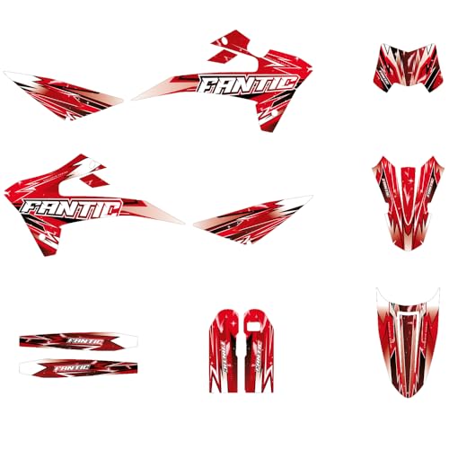 KIT DECO FANTIC 50 DE 2017 à 2022 GALAXIE Classic (Rouge)