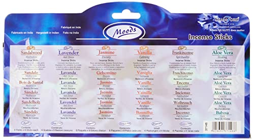Stamford Rucherstbchen 6 Pack Gift Set - Moods 37148 - Weihrauch Sticks