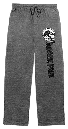Bioworld Send More Tourists Jurassic Park Men's Athletic Gray Sweatpants