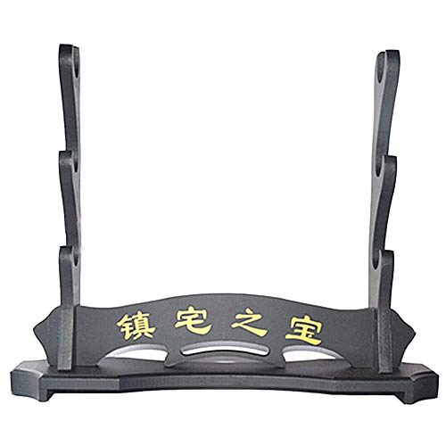 SHULI, Supporto da Tavolo per Spada Samurai Giapponese, Spada Katana, Coltello Wakizashi Tanto, 3 Layer