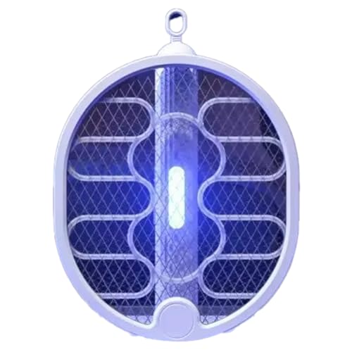 JNJOOD Matamosquitos Eléctrico Plegable con Luz LED, Lámpara de Doble Función y Repelente para Camping y Uso Doméstico A