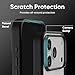 FLOLAB Surtect Tri-Fusion Magnetic for iPhone 17 Pro Case Protective Slim Design Magsafe Compatible Military Grade - Black Clear